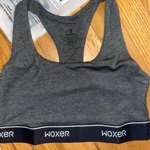 Woxer Charcoal Heather Sports Bra